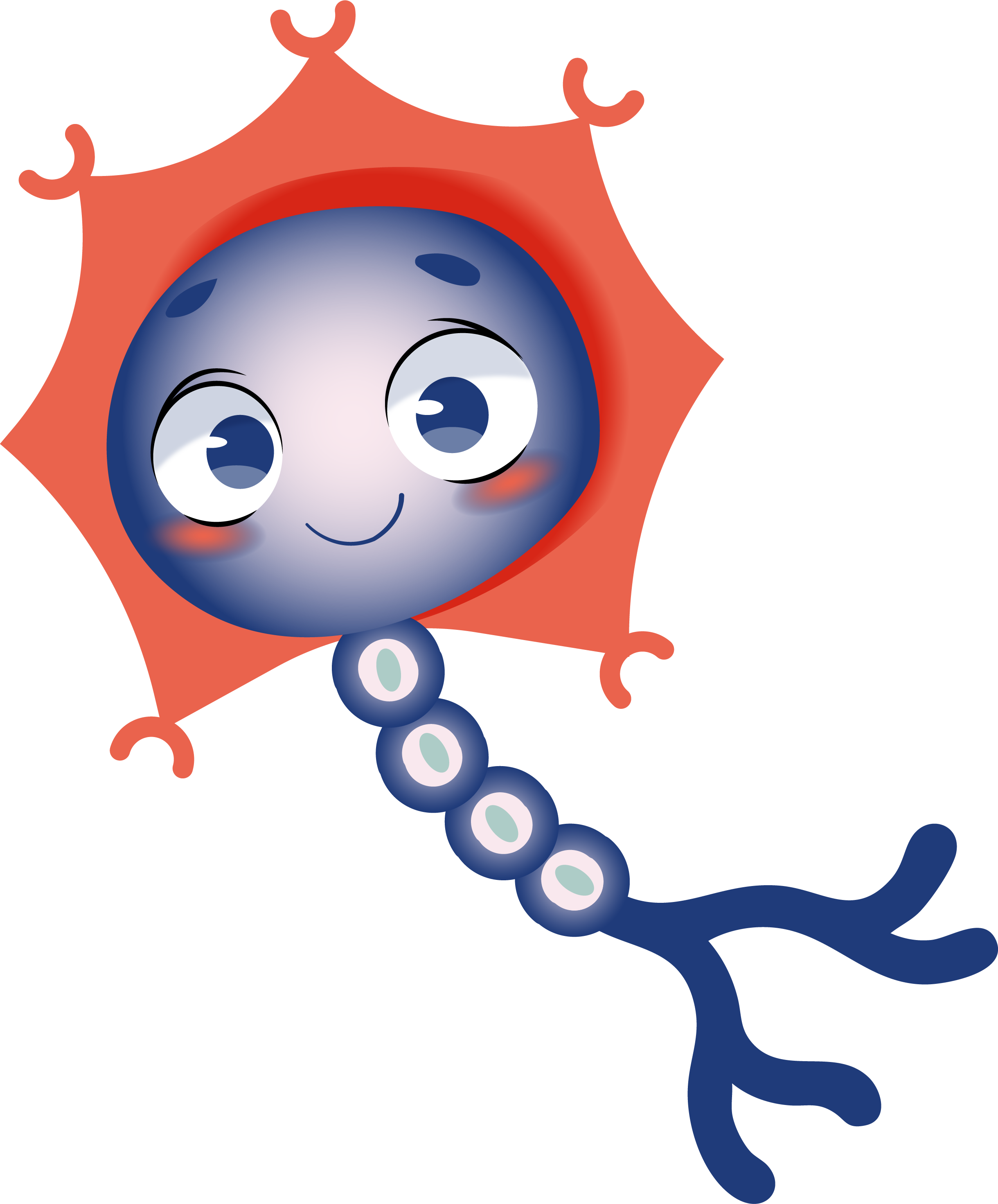 Mascote Neurônio Dra. Flávia Nunes